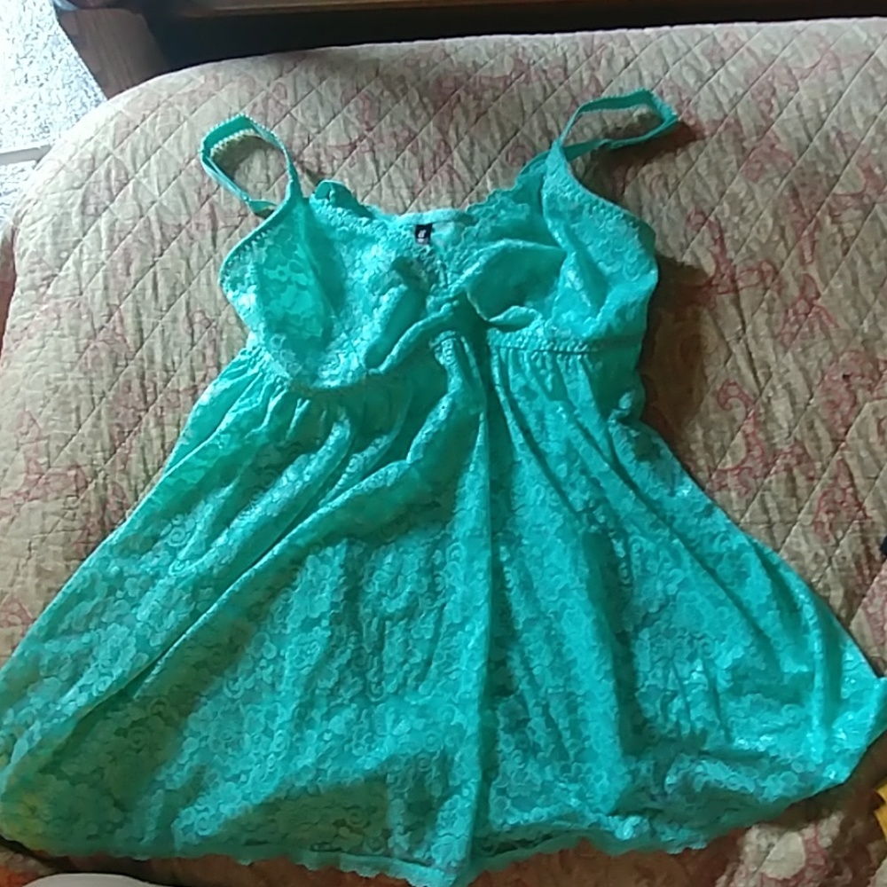 Torrid bright blue lingerie